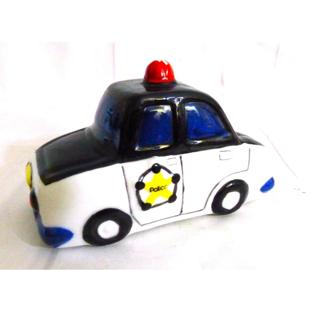 Vintage Fitz Floyd Omnibus Spice Shaker - Police Car - Salt & Pepper - Rare